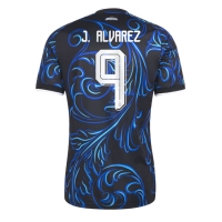 Camiseta Argentina Julian Alvarez #9 Segunda Equipación Replica Mundial 2026 mangas cortas